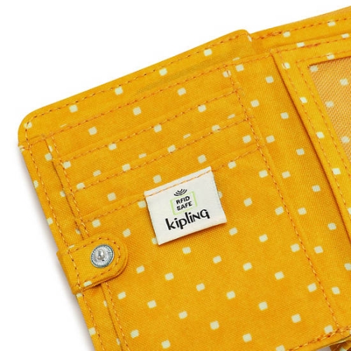 Kipling Money Love Printed Small Wallets Yellow | US43DRTHZ