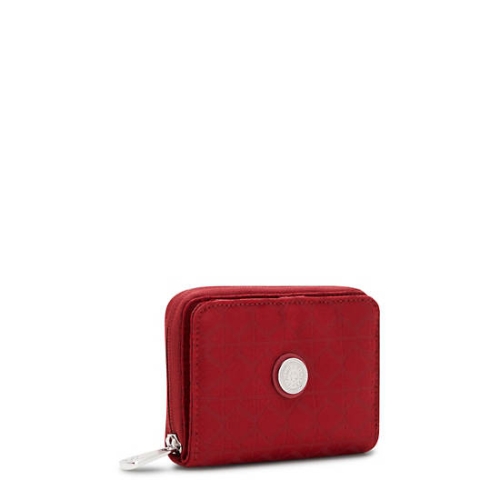 Kipling Money Love Small Wallets Red | US62IGZJU