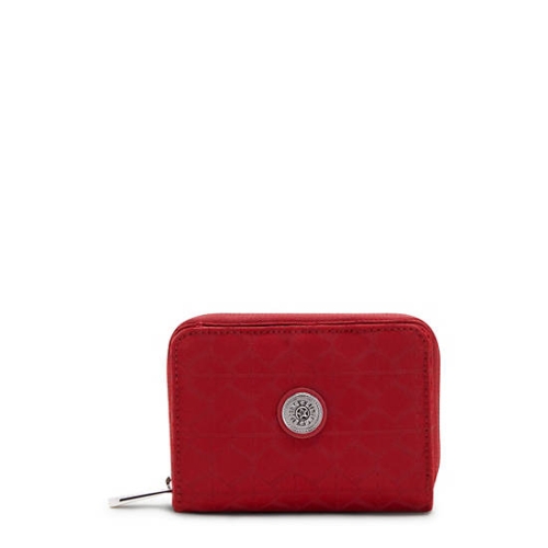 Kipling Money Love Small Wallets Red | US62IGZJU