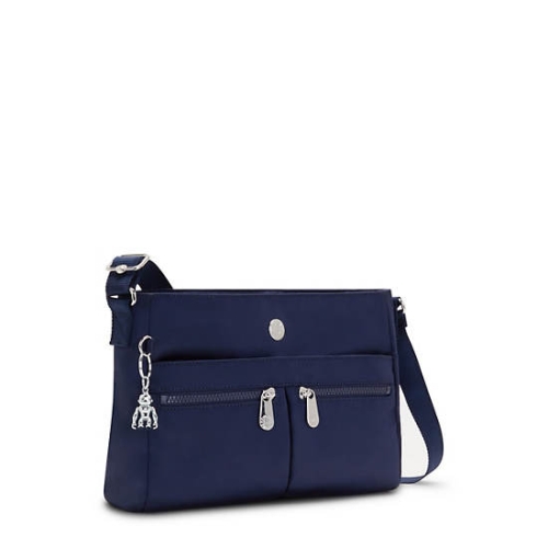 Kipling New Angie Crossbody Bag Handbags Blue | US59CGHQD