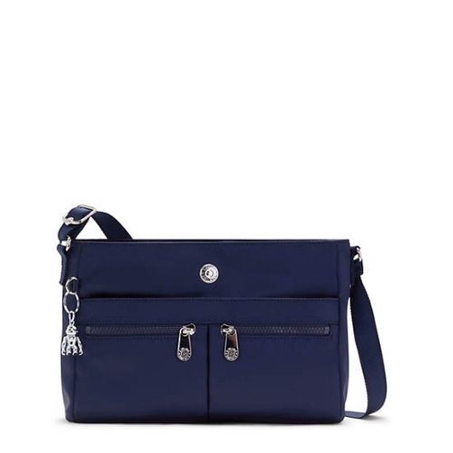 Kipling New Angie Crossbody Bag Handbags Blue | US59CGHQD