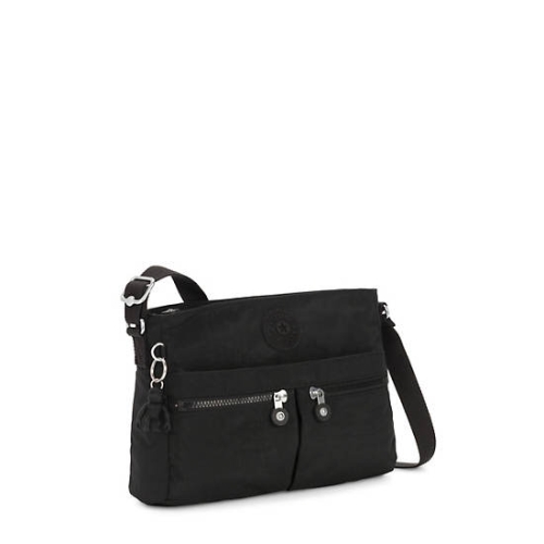 Kipling New Angie Crossbody Bags Black | US95PWMQT