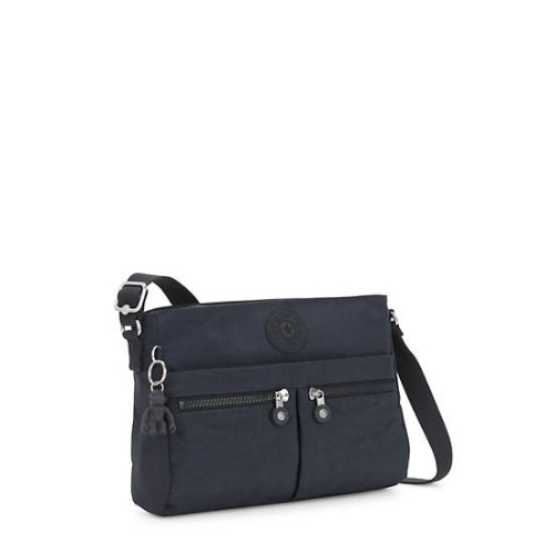 Kipling New Angie Crossbody Bags Blue | US27EJTSB