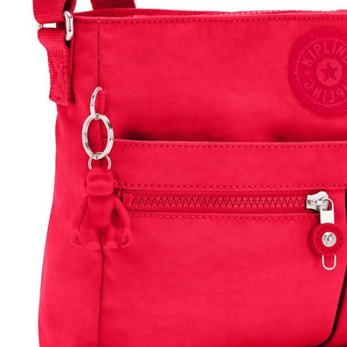 Kipling New Angie Crossbody Bags Burgundy | US96SYUKD