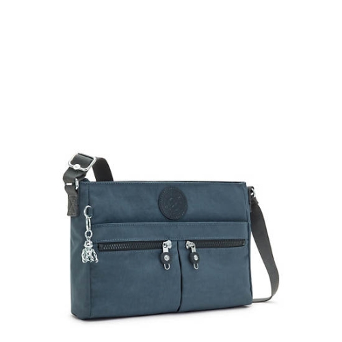 Kipling New Angie Crossbody Bags Navy Grey | US29RACOF