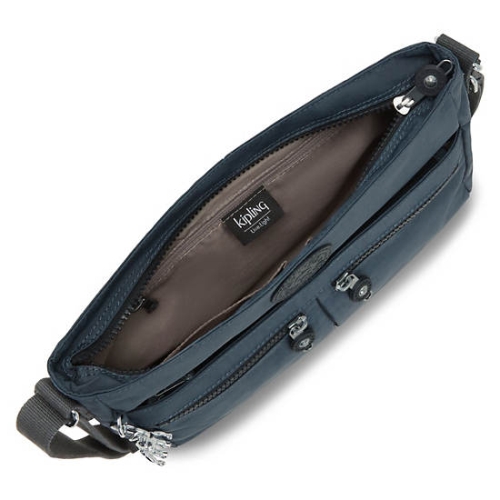 Kipling New Angie Crossbody Bags Navy Grey | US29RACOF