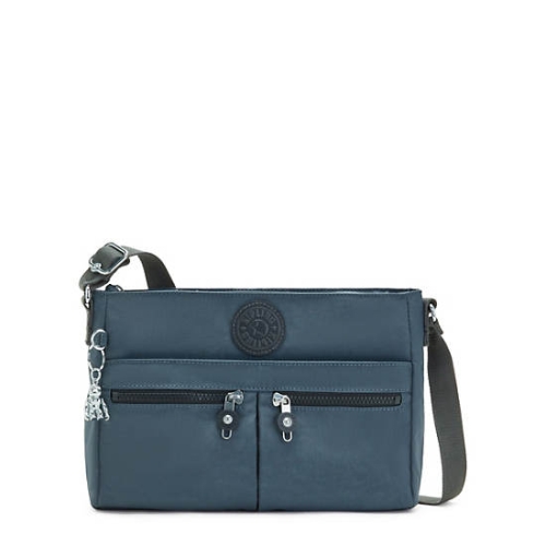 Kipling New Angie Crossbody Bags Navy Grey | US29RACOF