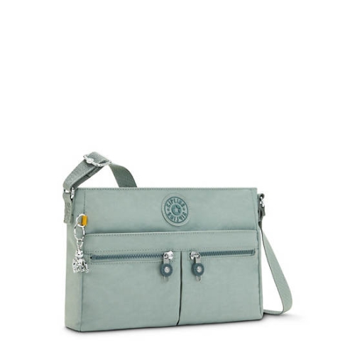 Kipling New Angie Crossbody Bags Olive | US23GHDYZ