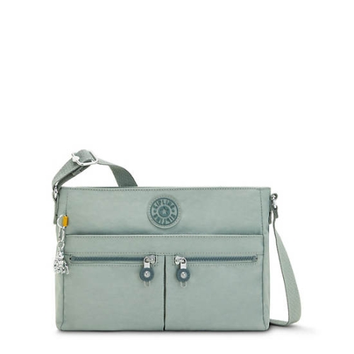 Kipling New Angie Crossbody Bags Olive | US23GHDYZ