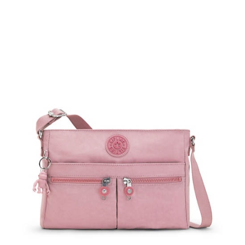 Kipling New Angie Crossbody Bags Pink | US17XDICS