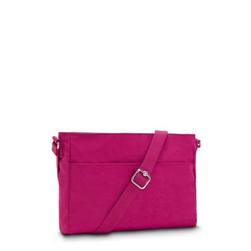 Kipling New Angie Fashion Crossbody Bags Pink Fuchsia | US04QIGKD