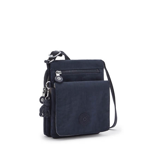 Kipling New Eldorado Crossbody Bags Blue | US43AKPLJ