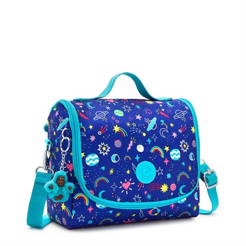 Kipling New Kichirou Printed Lunch Bag Navy | US63IBHOM