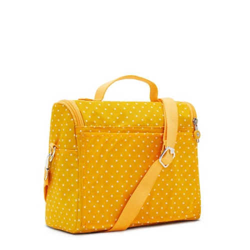 Kipling New Kichirou Printed Lunch Bag Yellow | US95KJTQW