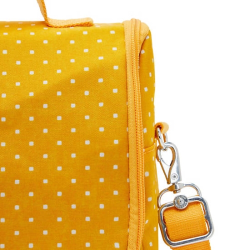 Kipling New Kichirou Printed Lunch Bag Yellow | US95KJTQW