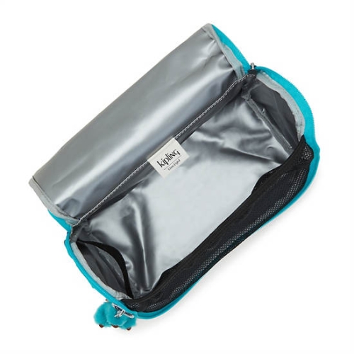 Kipling New Kichirou Printed Lunch Bags Blue | US52CWGMQ