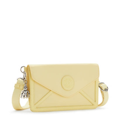 Kipling New Lelio Crossbody Bags Yellow | US31QYPFG