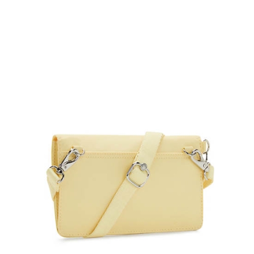 Kipling New Lelio Crossbody Bags Yellow | US31QYPFG