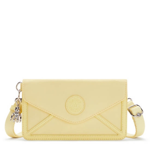 Kipling New Lelio Crossbody Bags Yellow | US31QYPFG