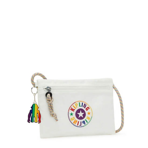 Kipling Ragu Crossbody Bags White Multicolor | US39EBMCU