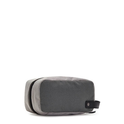 Kipling Riaz Toiletry Bags Grey Black | US29XEJVL