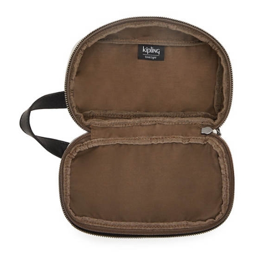 Kipling Riaz Toiletry Bags Grey Black | US95PZMOR