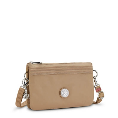 Kipling Riri Crossbody Bags Beige | US08PFAMJ