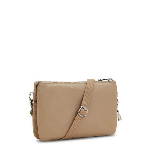 Kipling Riri Crossbody Bags Beige | US08PFAMJ