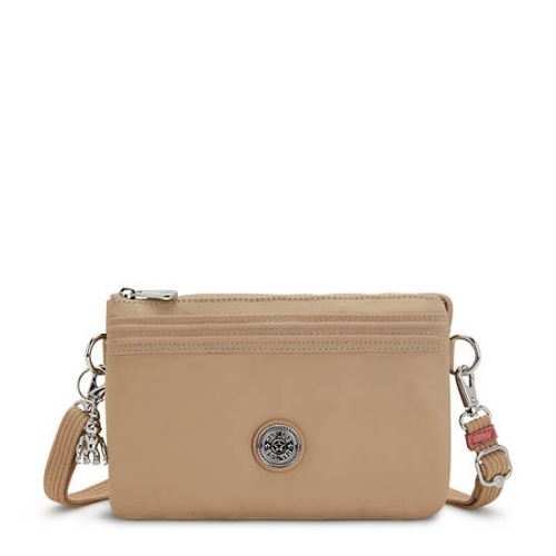 Kipling Riri Crossbody Bags Beige | US08PFAMJ