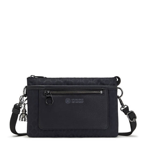 Kipling Riri Crossbody Bags Black | US74AYGQC