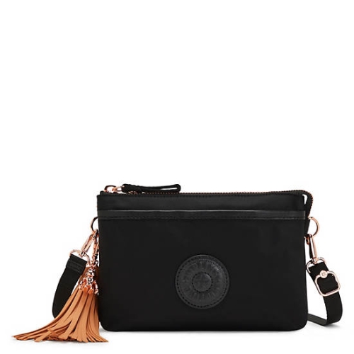 Kipling Riri Crossbody Bags Rose Black | US36TPHSJ