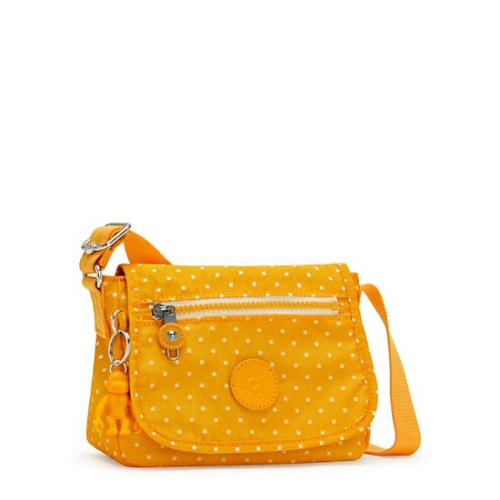 Kipling Sabian Classic Printed Crossbody Mini Bags Yellow | US16QYFDV