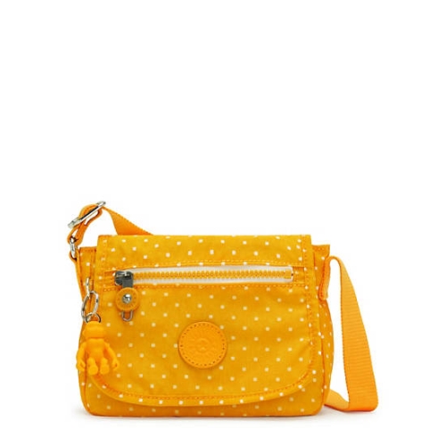 Kipling Sabian Classic Printed Crossbody Mini Bags Yellow | US16QYFDV