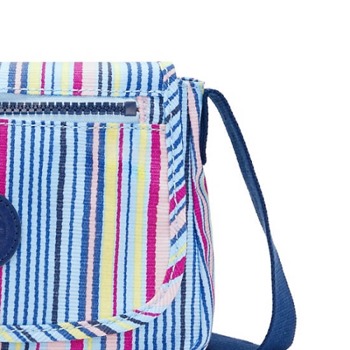 Kipling Sabian Classic Printed Crossbody Mini Bags Blue | US18KZIGU