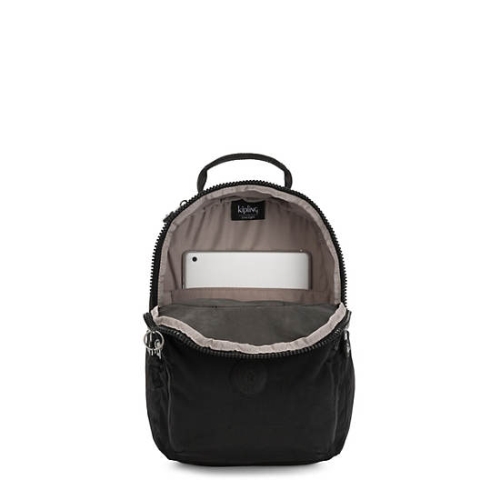 Kipling Seoul Small Classic Tablet Backpacks Black | US20DFQGK