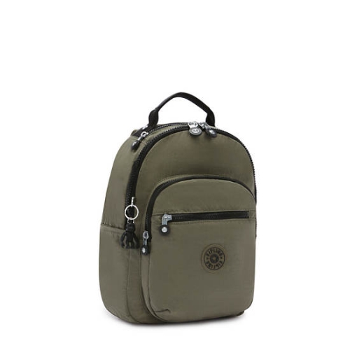 Kipling Seoul Small Classic Tablet Backpacks Green | US24IEBOY