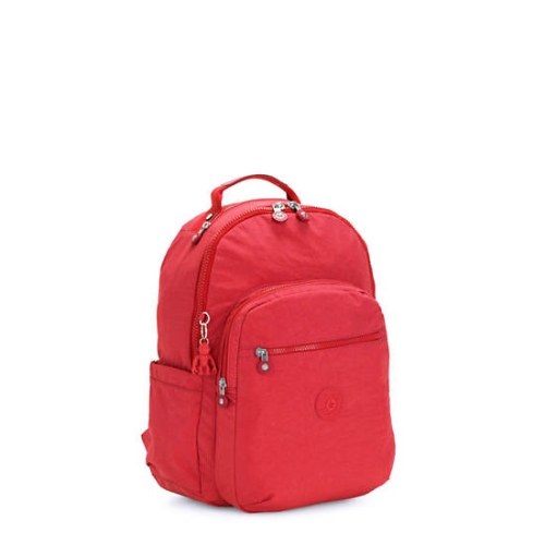 Kipling Seoul Small Classic Tablet Backpacks Red | US59TOYBM