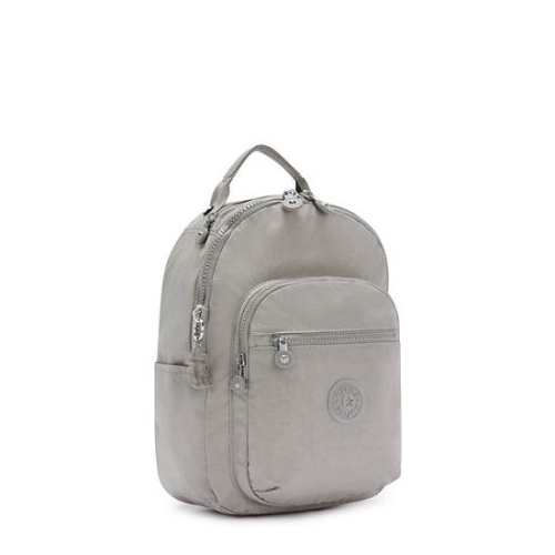 Kipling Seoul Small Classic Tablet Backpacks Grey | US63RUEGT