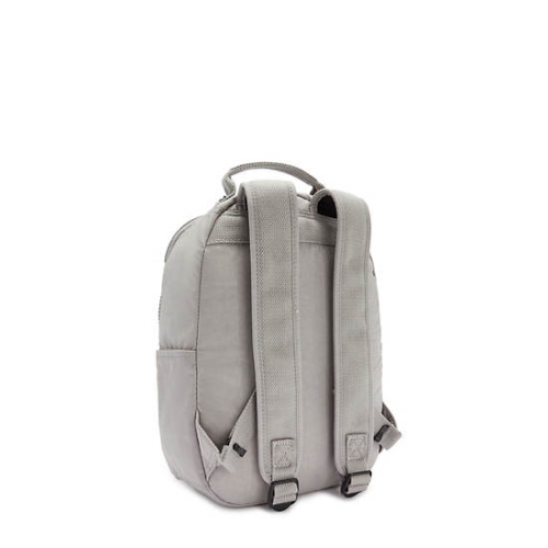 Kipling Seoul Small Classic Tablet Backpacks Grey | US63RUEGT