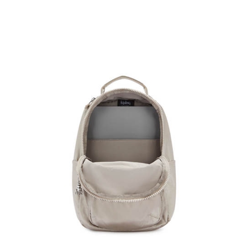 Kipling Seoul Small Metallic Tablet Laptop Backpacks Metal | US70PCKLG