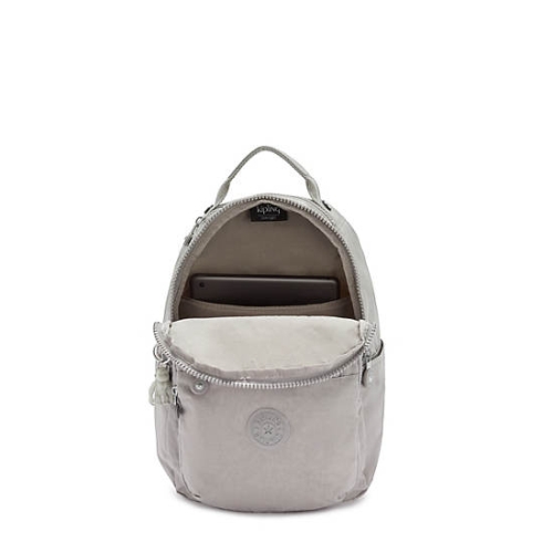 Kipling Seoul Small Tablet Backpacks Grey | US19GZFYA