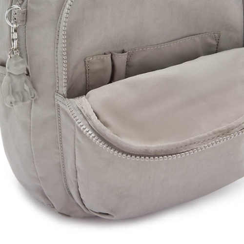 Kipling Seoul Small Tablet Backpacks Grey | US19GZFYA