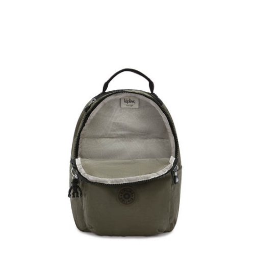 Kipling Seoul Small Tablet Backpacks Green | US54SVIWQ