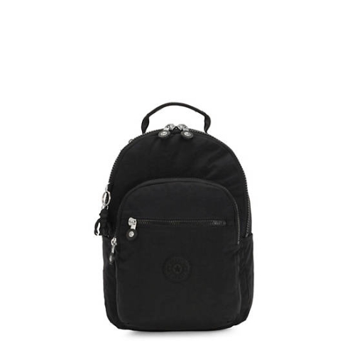 Kipling Seoul Small Tablet Laptop Backpacks Black | US96AOFDN