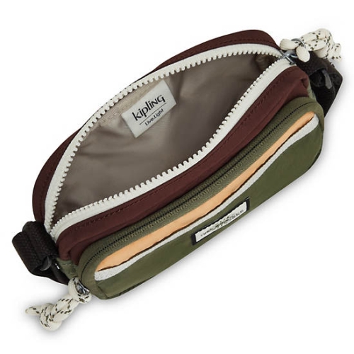 Kipling Sisko Crossbody Bags Olive | US49VBNDS