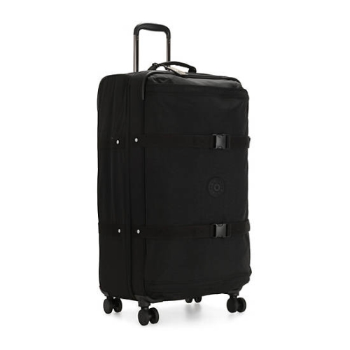 Kipling Spontaneous Large Rolling Suitcases Black | US72PTJUG