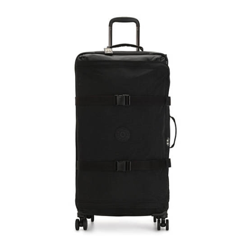 Kipling Spontaneous Large Rolling Suitcases Black | US72PTJUG