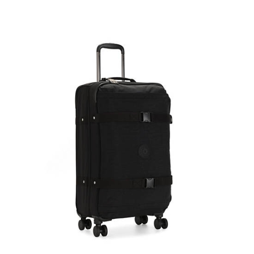 Kipling Spontaneous Medium Rolling Suitcases Black | US03AKDWM