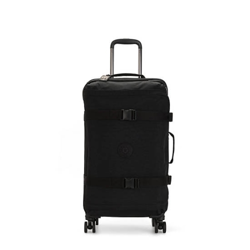 Kipling Spontaneous Medium Rolling Suitcases Black | US03AKDWM