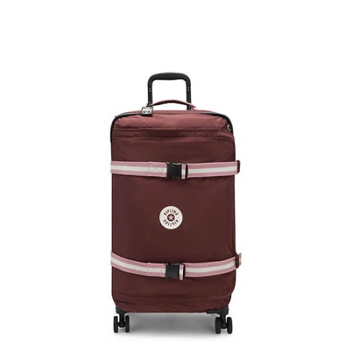 Kipling Spontaneous Medium Rolling Suitcases Red | US25KOQBZ